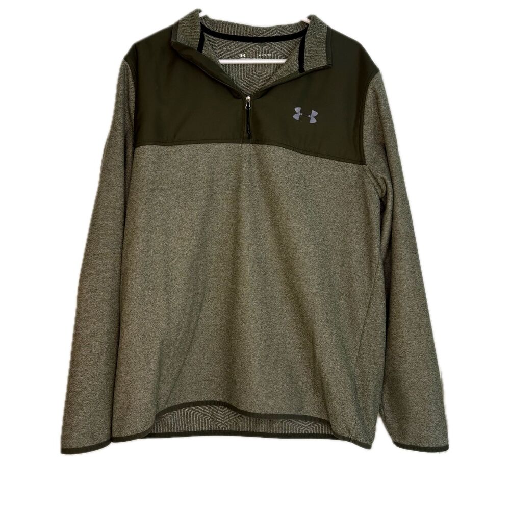 Under Armour ColdGear Fleece Men’s XL 1/4 Quarter Zip Jacket Sweater Activewear